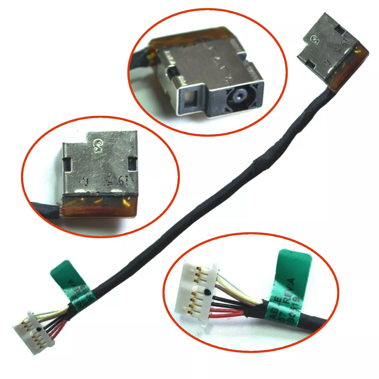 Picture of DC Power Jack Cable Charging Port for HP Laptops