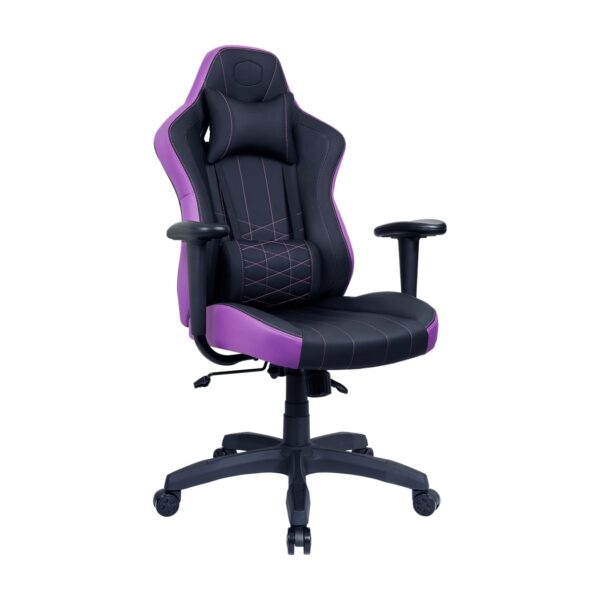 Picture of CoolerMaster Caliber E1 Leatherette Black & Purple Gaming Chair