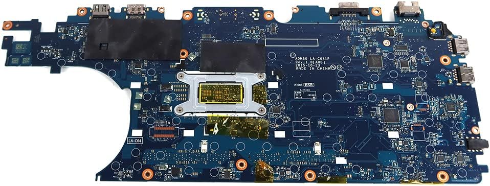 Picture of Laptop Motherboard Compatible Replacement Spare Part for Dell Latitude E5570 Series Intel Core i7-6100U 