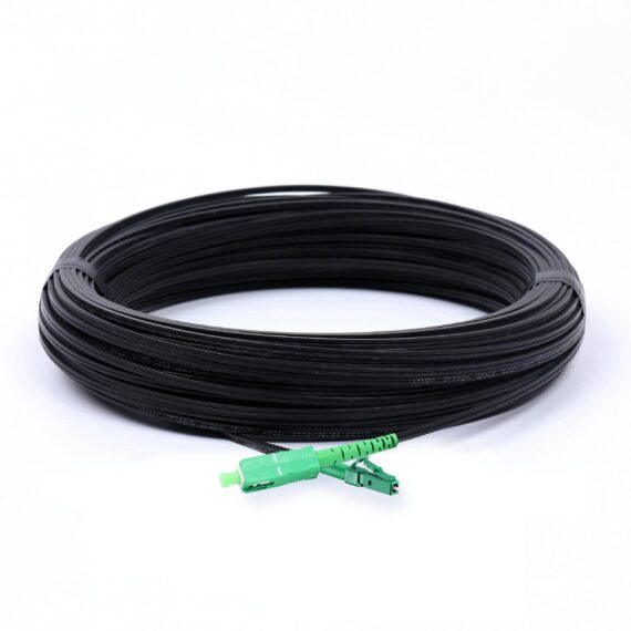 Picture of Ruggedized Fiber Patch Cable – LC to SC APC Single Mode Simplex