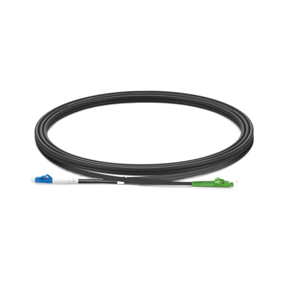 Picture of Ruggedized Fiber Patch Cable – LC APC to LC UPC Single Mode Simplex