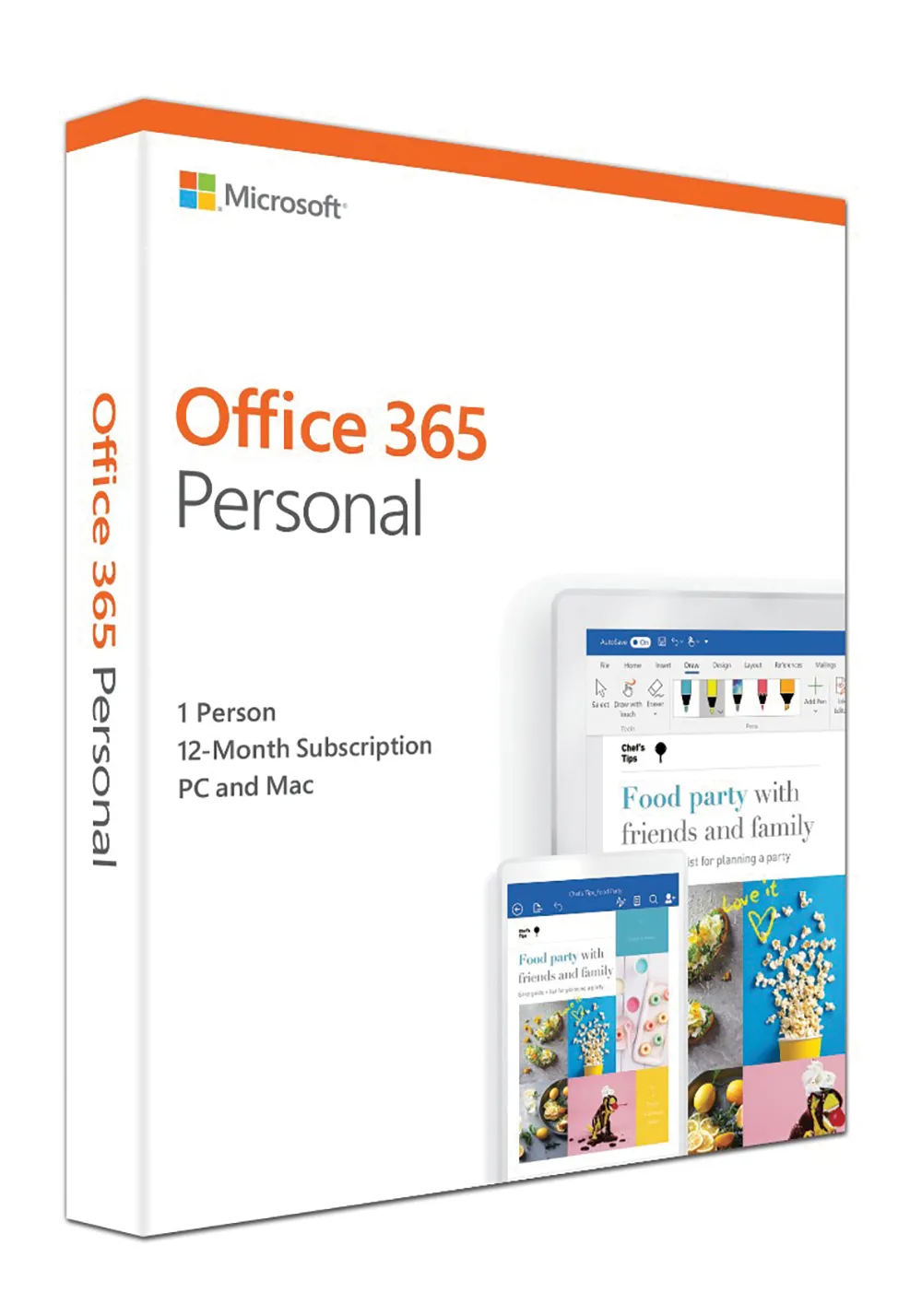 Picture of Microsoft Office 365 - Personal For 1 User 12-month Subscription