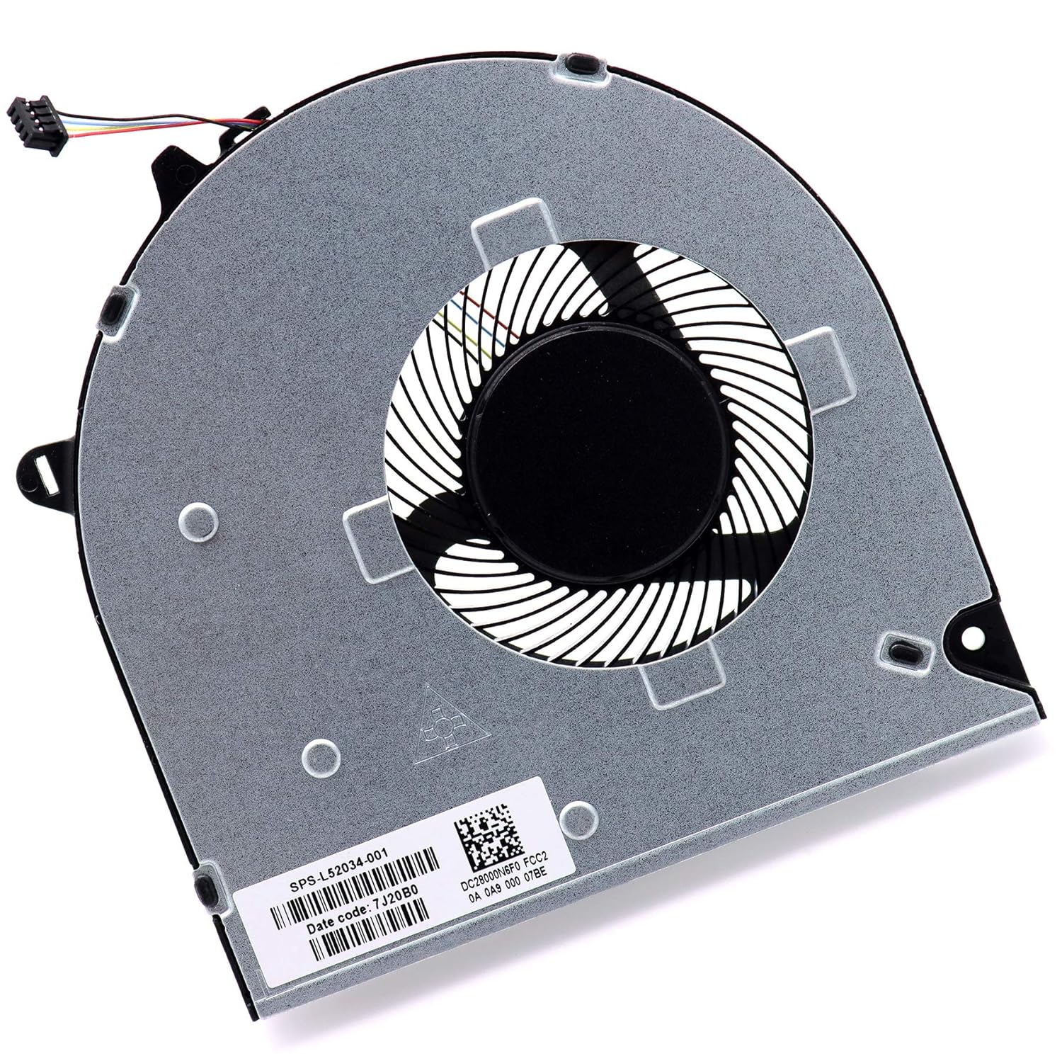 Picture of CPU Cooling Fan L52034-001 Replacement for HP 15-DW 15s-DY 15s-DU 15S-DR 15T-DW 250 255 256 G8 G9 15-DW1083WM