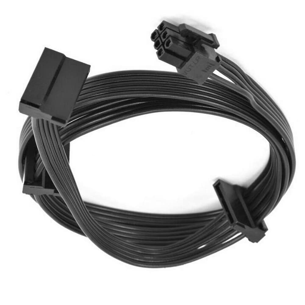 Picture of Corsair CX850M CX750M CX600M CX650M 27.55INCH PCI-E 6 (Pin) 1 to 3 SATA 15Pin Power Supply Cable