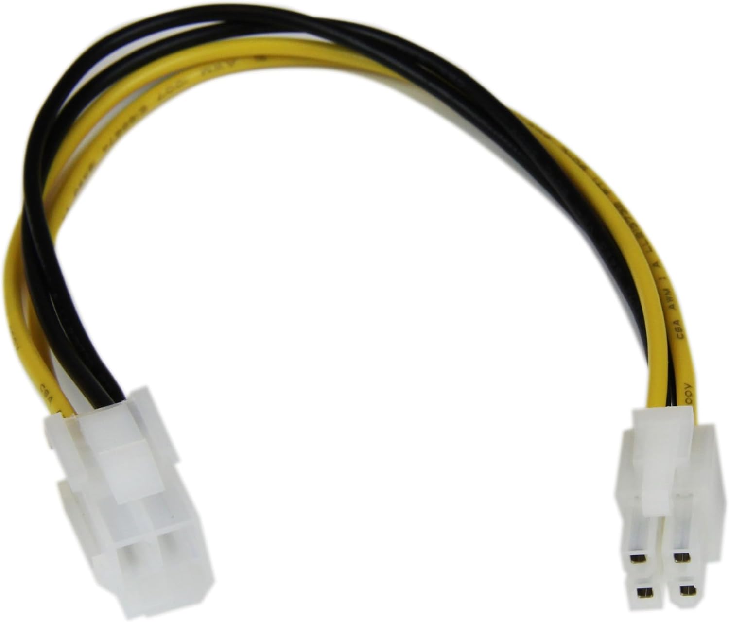 Picture of ATX12V 4 Pin P4 CPU Power Extension Cable - M/F - Power extension cable 